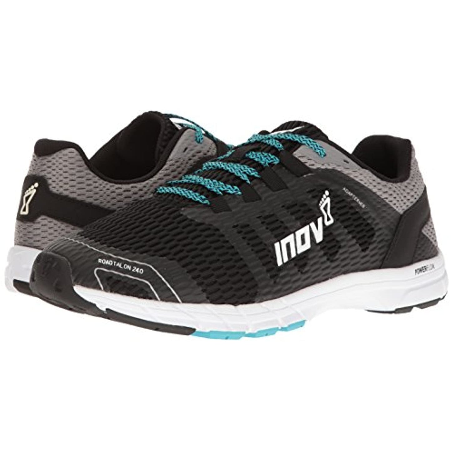 Inov-8 Men's ROADTALON 240 Road Running Shoe, Black/Grey/Blue, 9 C/D US