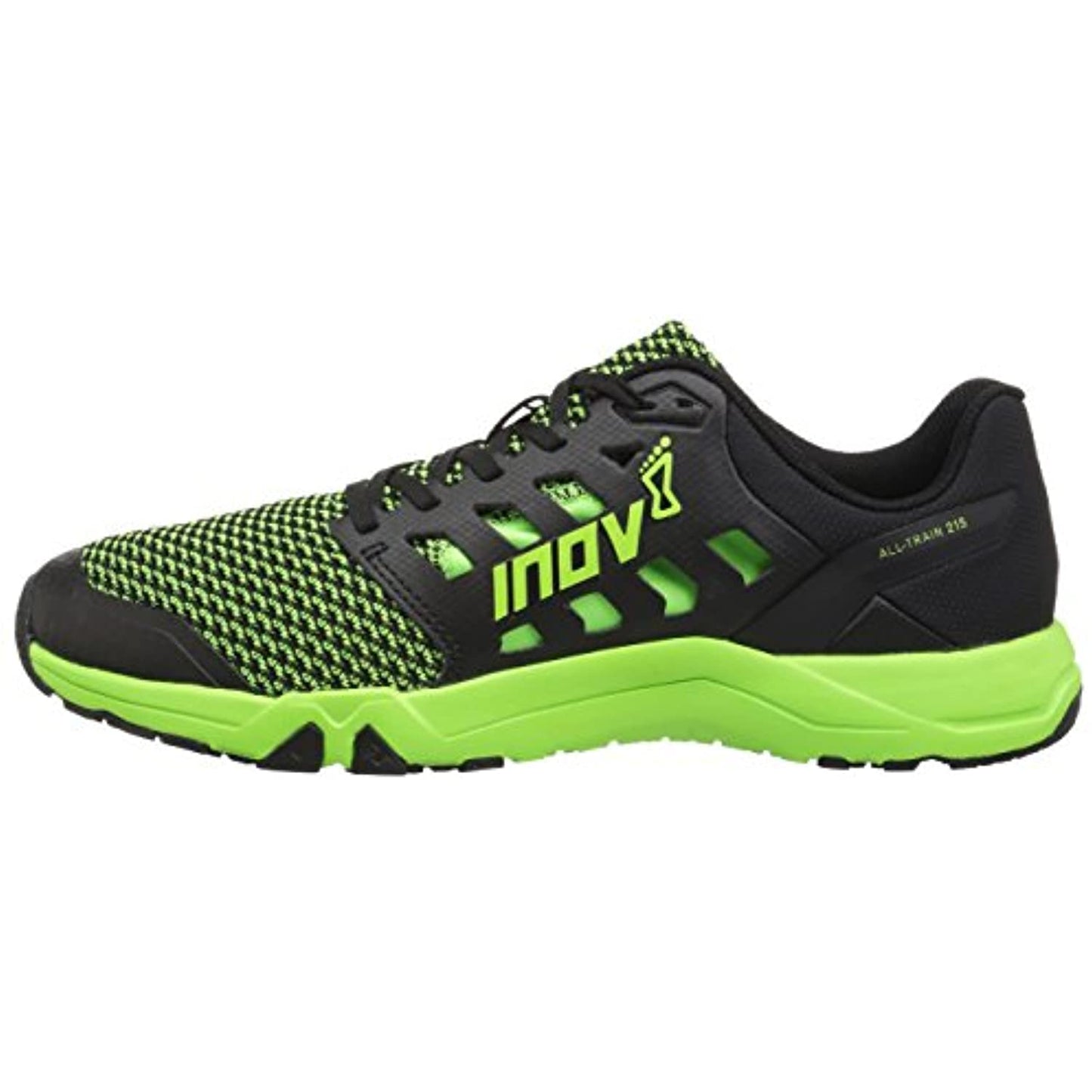 Inov-8 Men's All Train 215 Knit (M) Cross Trainer, Green/Black, 9 W US