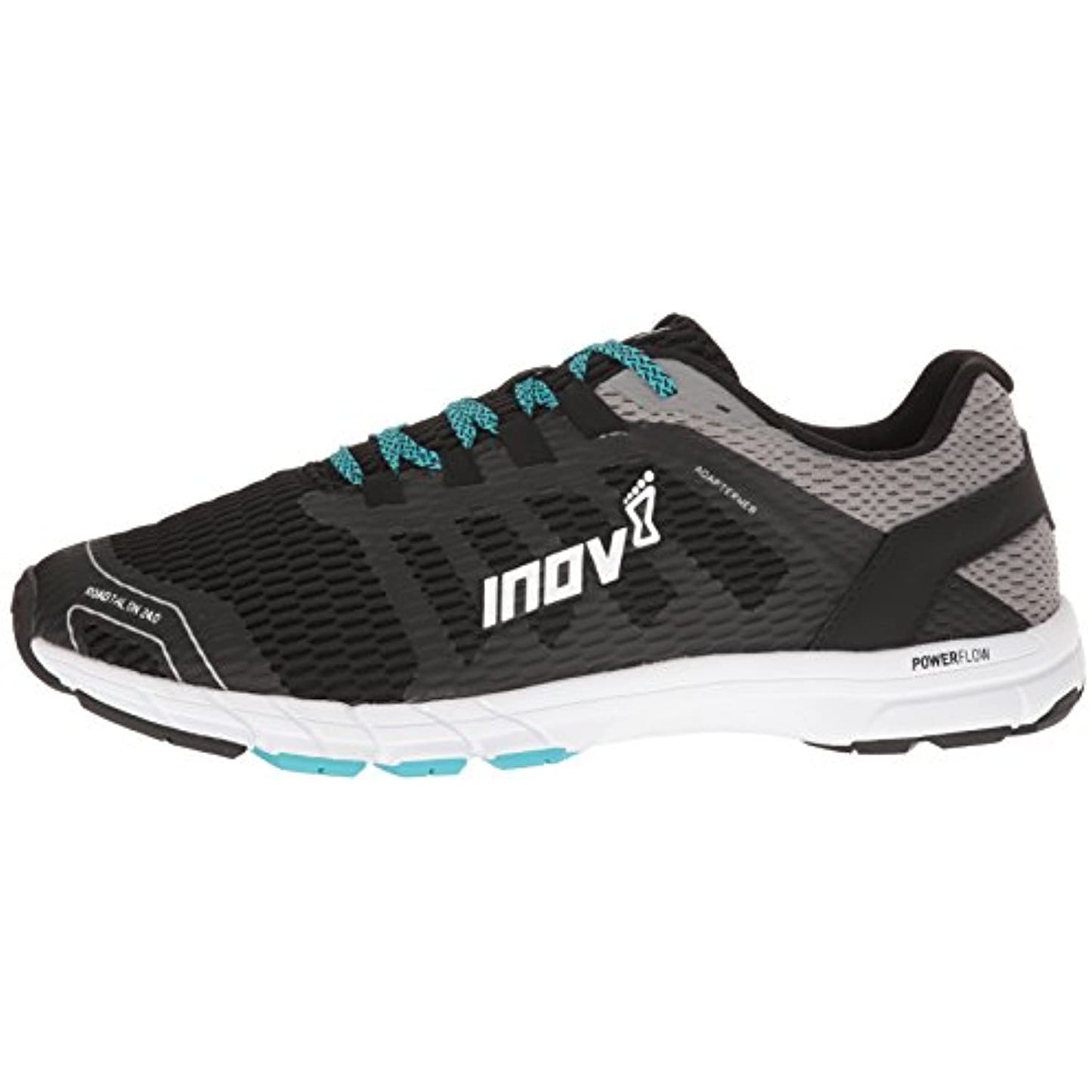 Inov-8 Men's ROADTALON 240 Road Running Shoe, Black/Grey/Blue, 9 C/D US