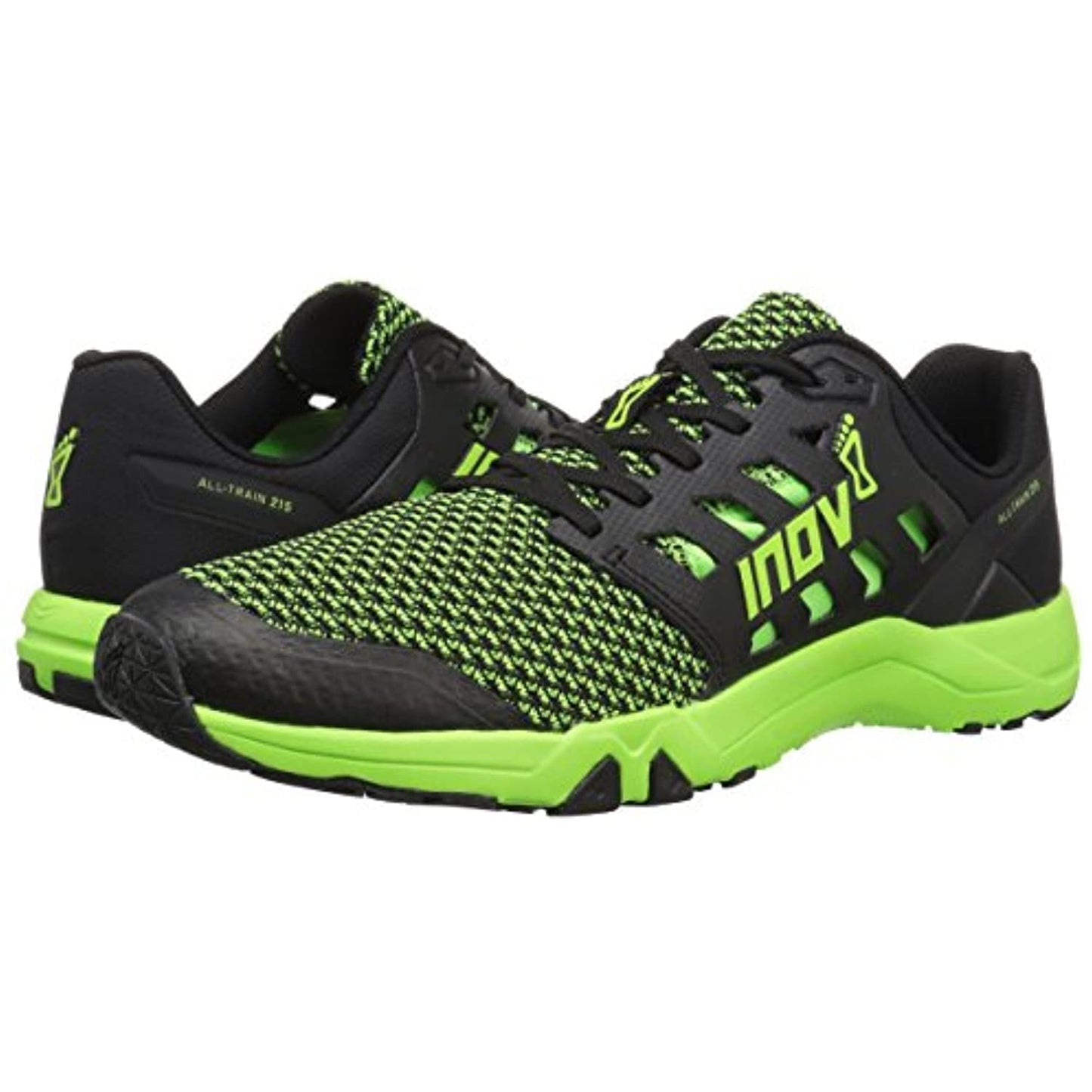 Inov-8 Men's All Train 215 Knit (M) Cross Trainer, Green/Black, 9 W US