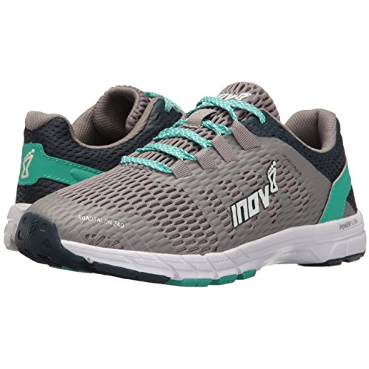 Inov-8 Men's ROADTALON 240 Road Running Shoe, Grey/Navy/Teal