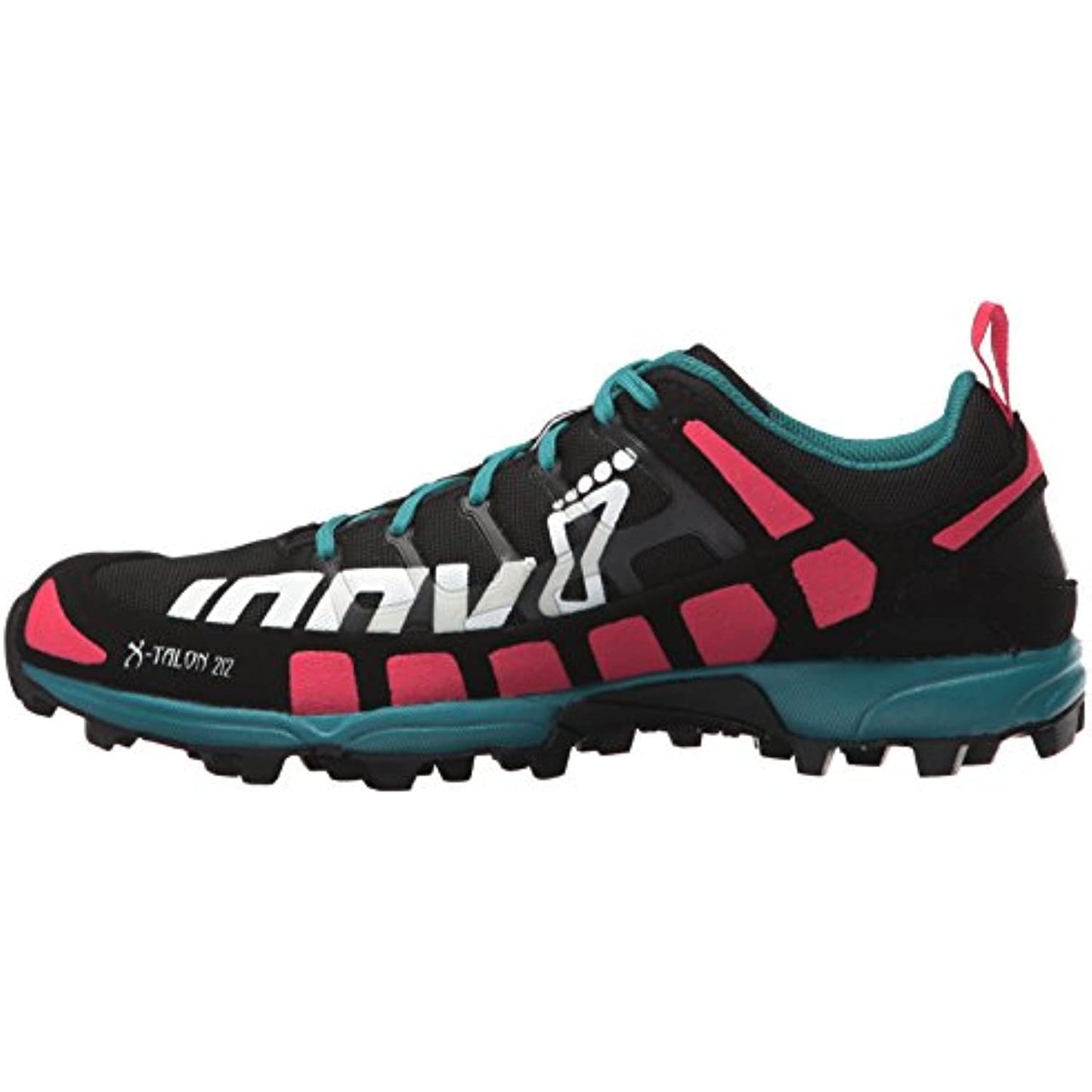 Inov-8 Women's X-Talon 212 (W) Trail Running Shoe, Black/Pink/Teal