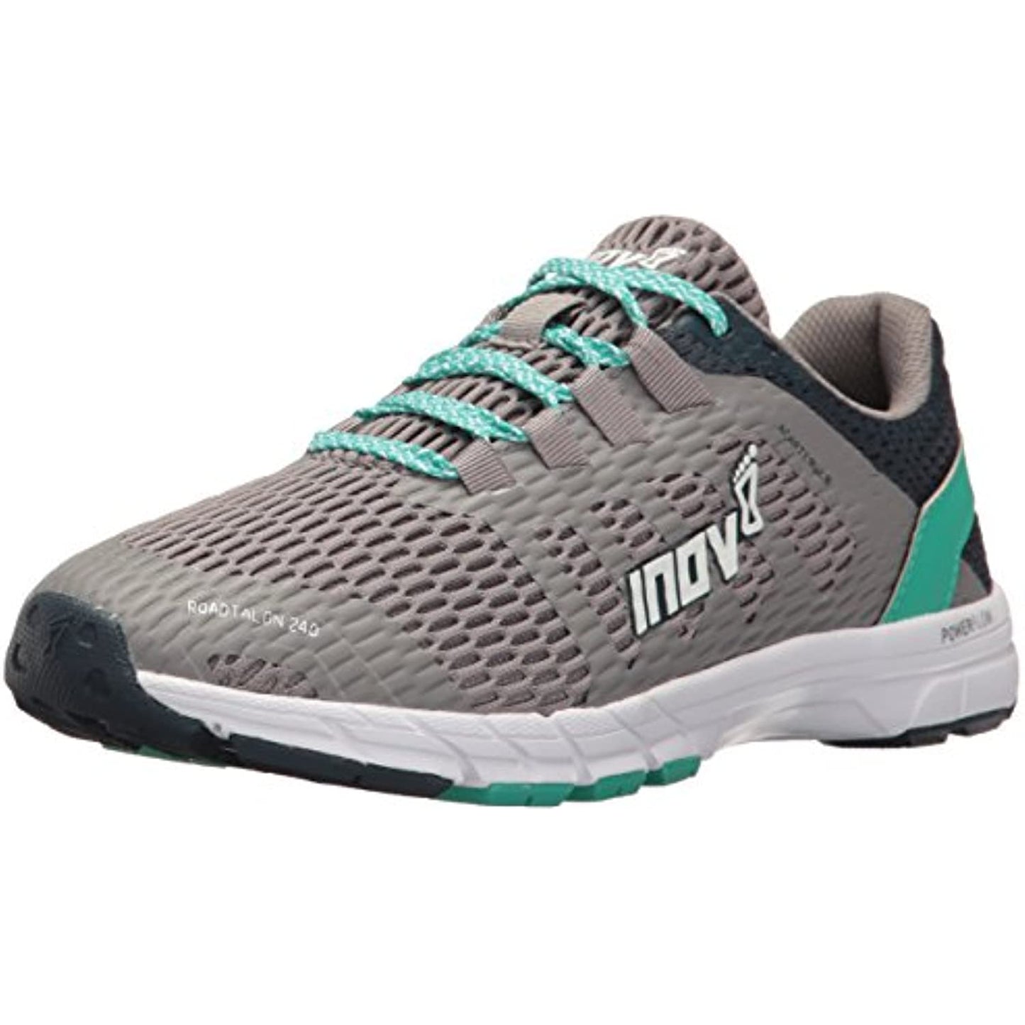 Inov-8 Women's ROADTALON 240 Road Running Shoe, Grey/Navy/Teal, 7 B US