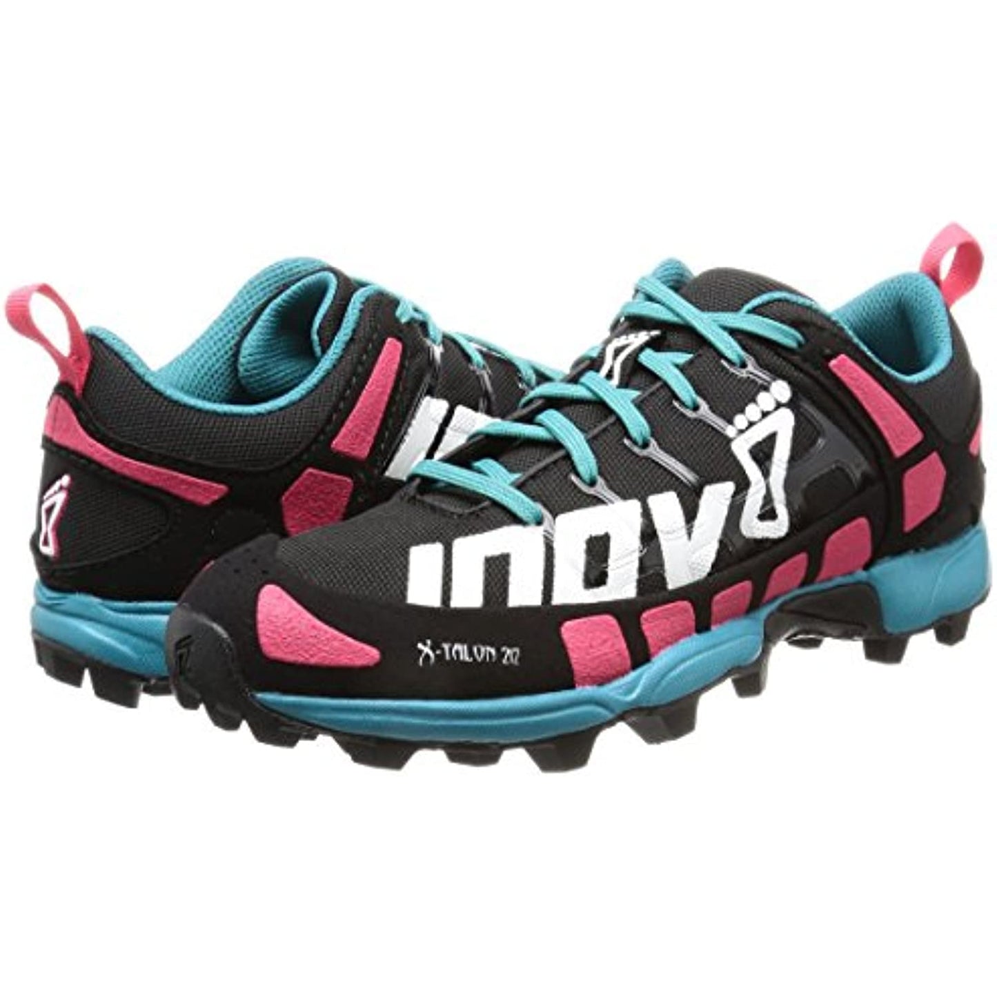 Inov-8 Women's X-Talon 212 (W) Trail Running Shoe, Black/Pink/Teal